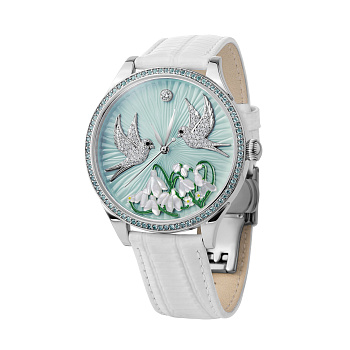 серебряные женские часы NIKA EXCLUSIVE 1135.36.9.97A
