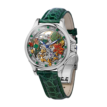 серебряные женские часы NIKA EXCLUSIVE 4020.10.9.86В