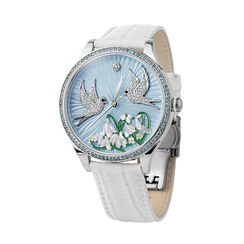 серебряные женские часы NIKA EXCLUSIVE 1135.36.9.87A
